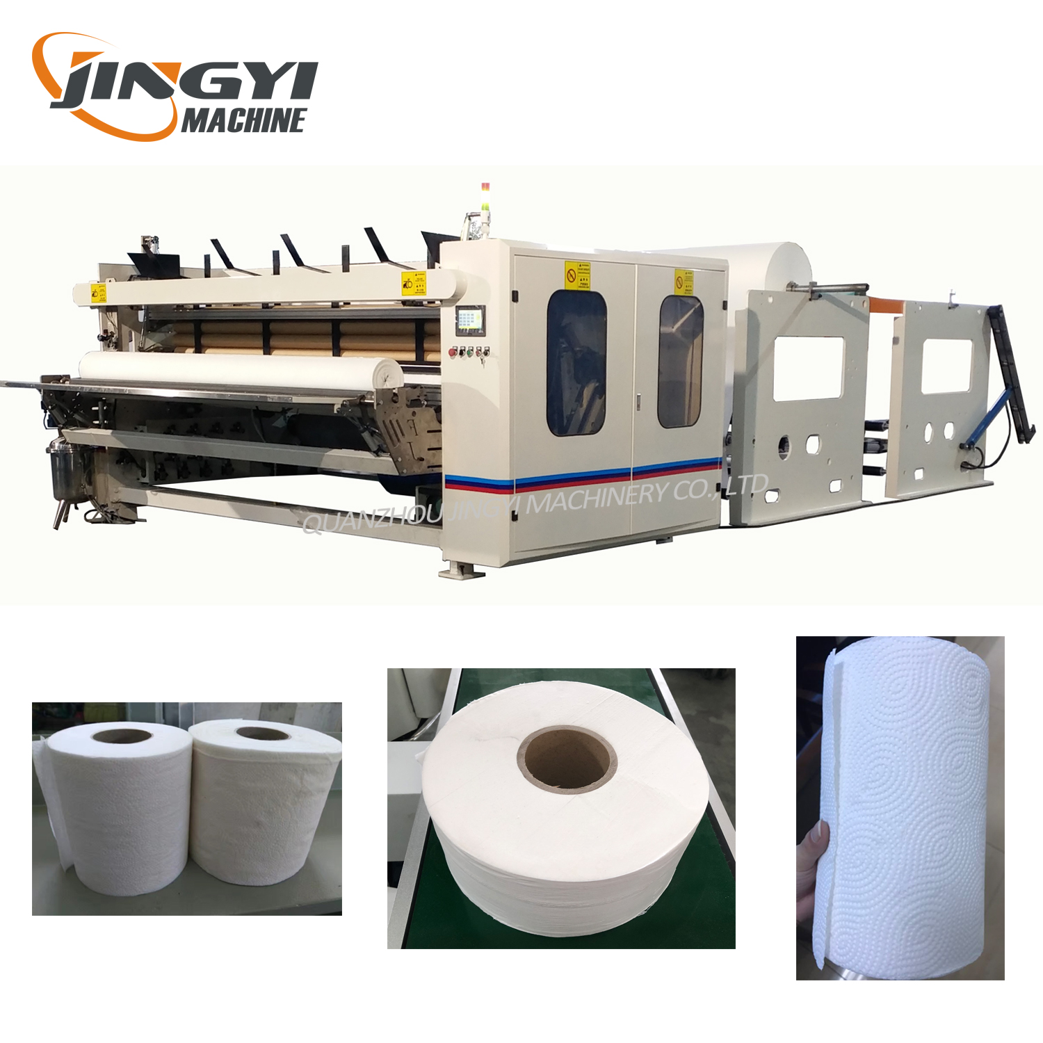 Automatic Toilet Paper JRT Maxi Roll Rewinding Machine