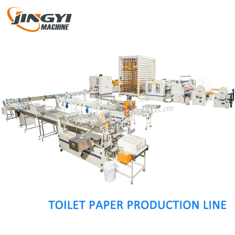 Fully Automatic Kitchen Towel And Toilet Paper Rolls Production Line 