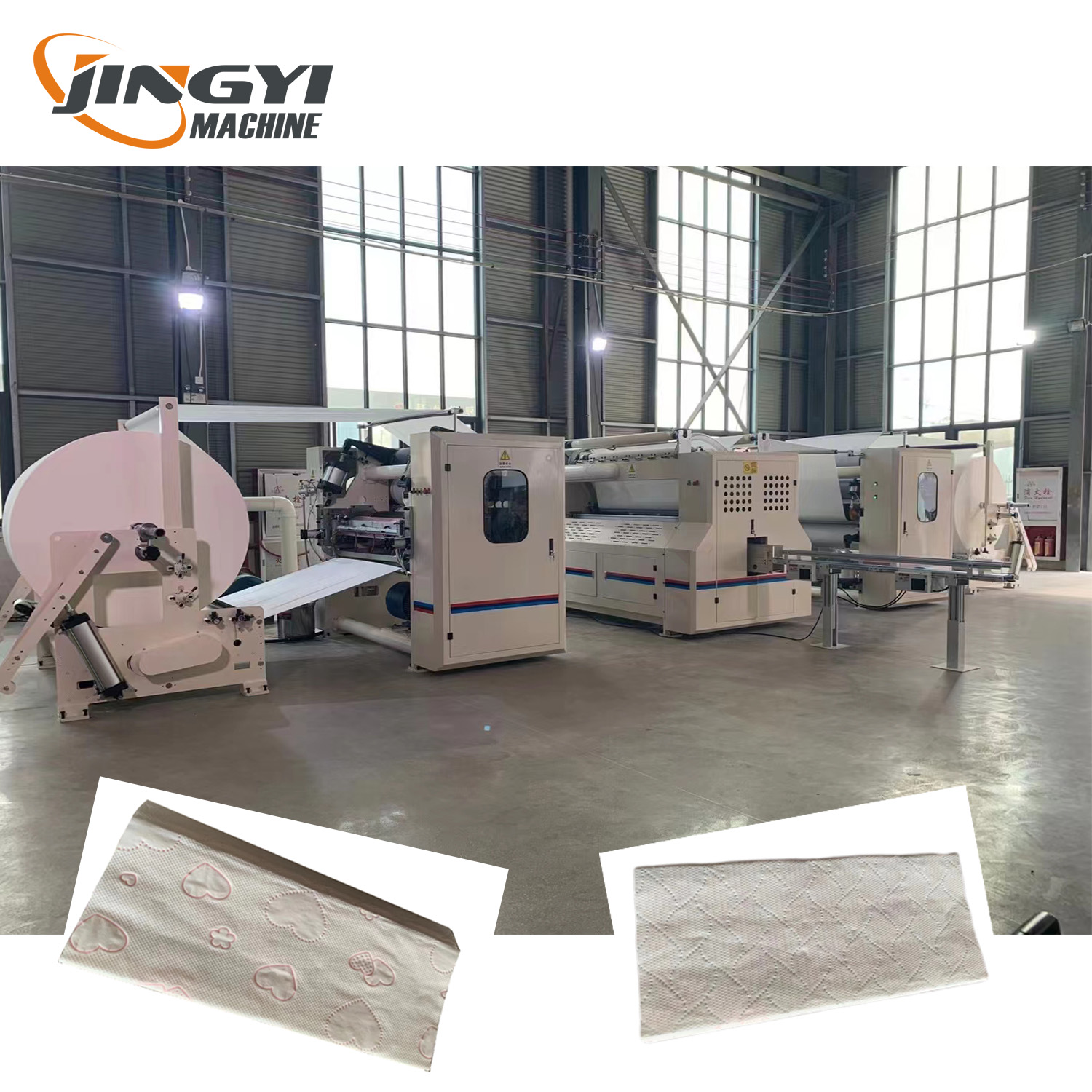 Fully Automatic Facial Tissue Folding Machine with Auto Separator and Color Lamination