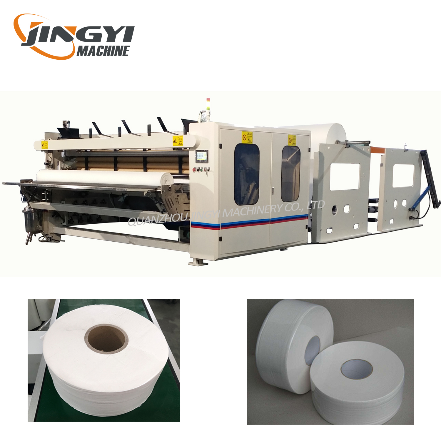 Automatic Toilet Paper JRT Maxi Roll Rewinding Machine