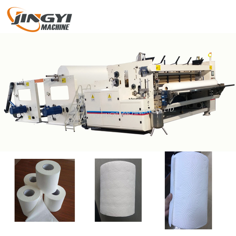 Automatic Toilet Tissue Paper Roll Converting Machine